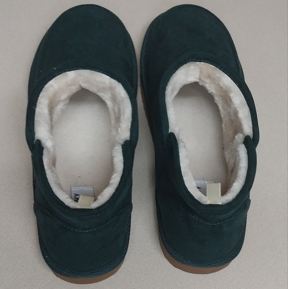 OLD NAVY lined green & gum rubber boots outdoor & indoor size 7.5 - Picture 7 of 11